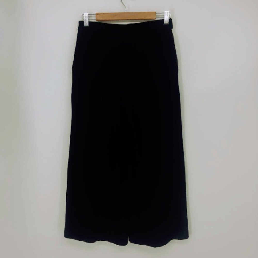 Eileen Fisher Culotte Black Crop Pants Wide Leg - Picture 4 of 6